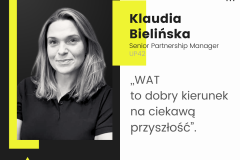 grafika_Klub Absolwentów WAT (1080×1080 px) - grafika_#KlubAbsolwentówWAT_Klaudia_Bielińska