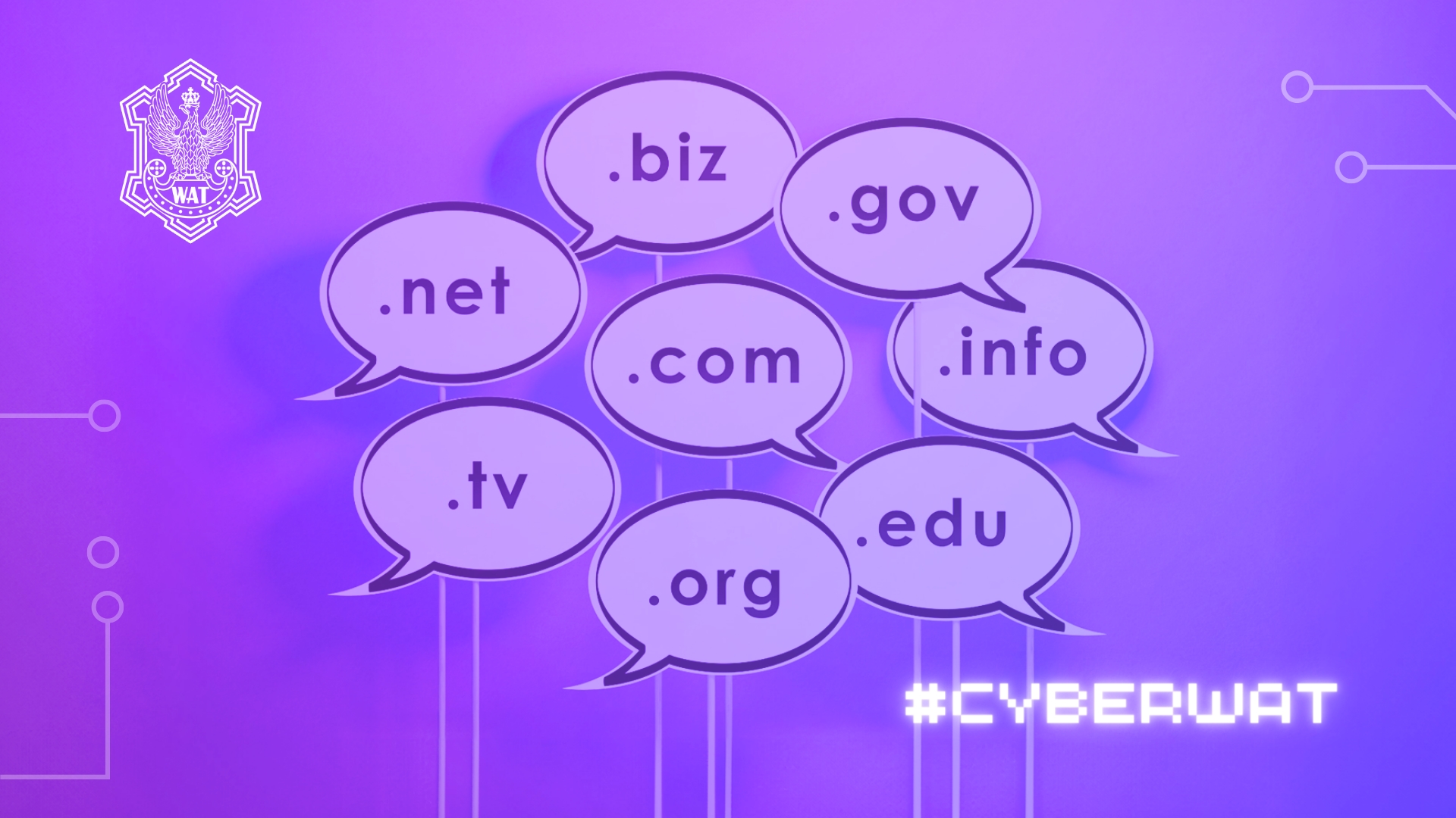 Domeny internetowe ułatwiają poruszanie się po Internecie i zapewniają spójność oraz łatwość dostępu do różnych zasobów w sieci. W ramach cyklu #cyberWAT prześledzimy ich ewolucję, poznamy różne rodzaje ich rozszerzeń oraz przeanalizujemy pod kątem potencjalnych zagrożeń.