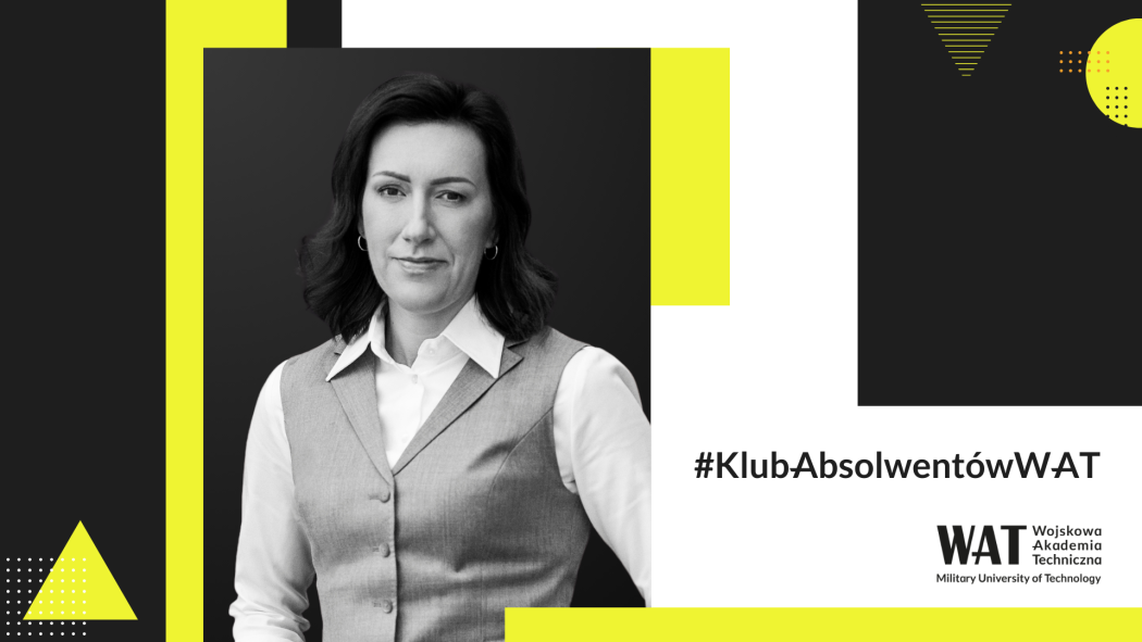 Sylwia Hołdyńska, absolwentka Wydziału Nowych Technologii i Chemii, w #KlubieAbsolwentówWAT