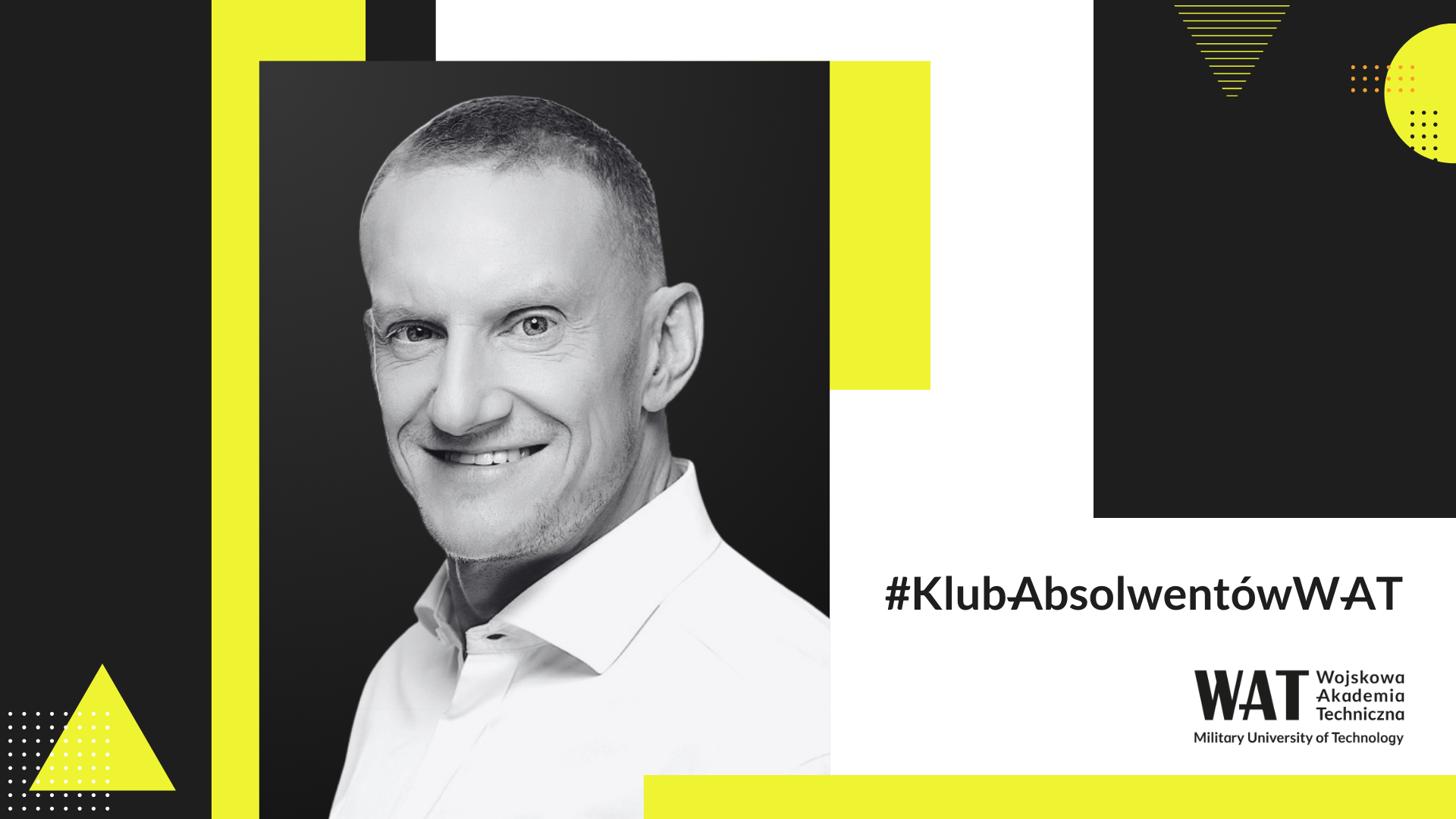 Marcin Pery w Klubie Absolwentów WAT