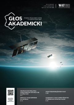 Okładka „Głosu Akademickiego” nr 7–8 (350–351) – pisma pracowników i studentów Wojskowej Akademii Technicznej